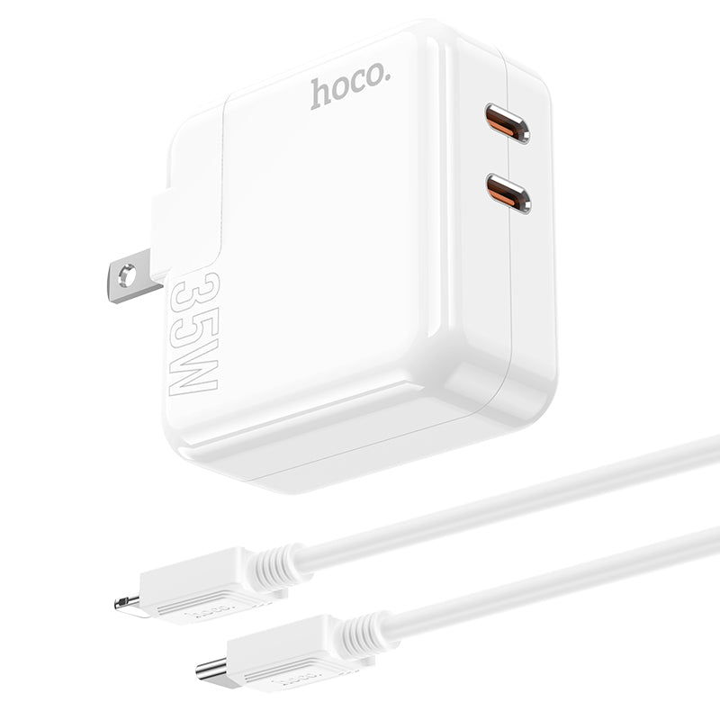 C110 Lucky dual-port PD35W(2C) charger set(C to iP)(US)